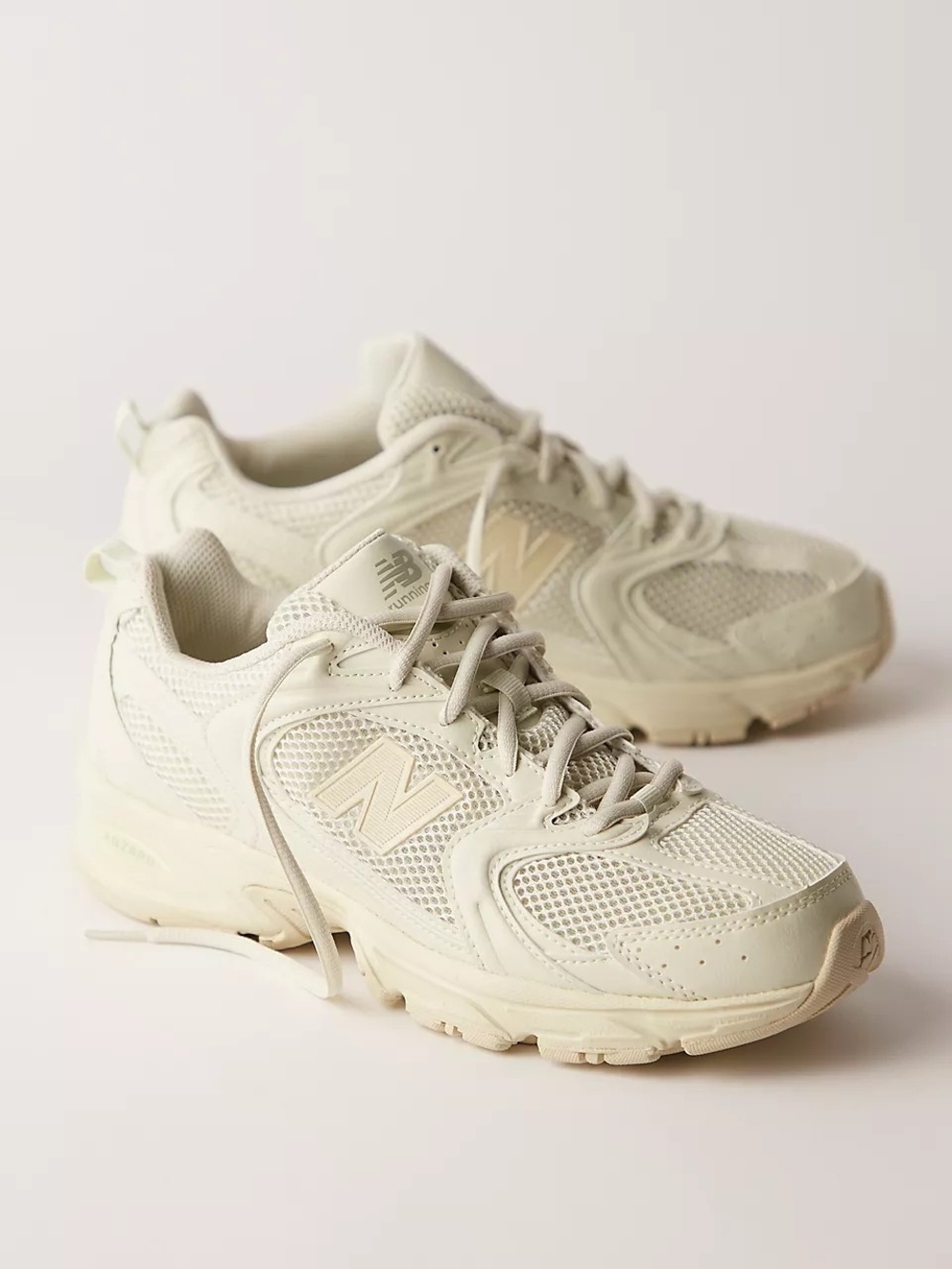 New Balance Women's Cream Running Sneakers